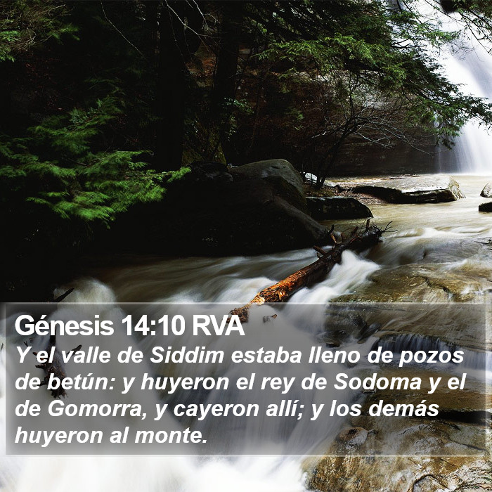 Génesis 14:10 RVA Bible Study