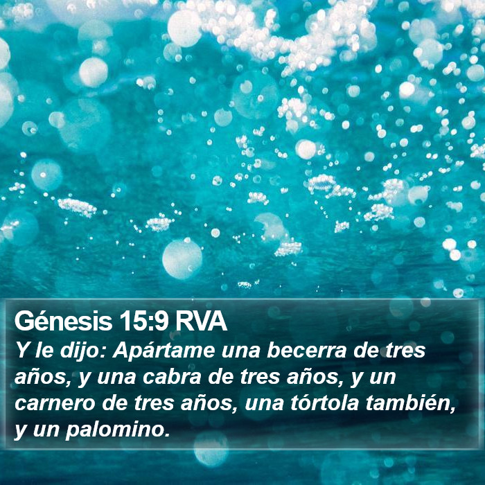 Génesis 15:9 RVA Bible Study