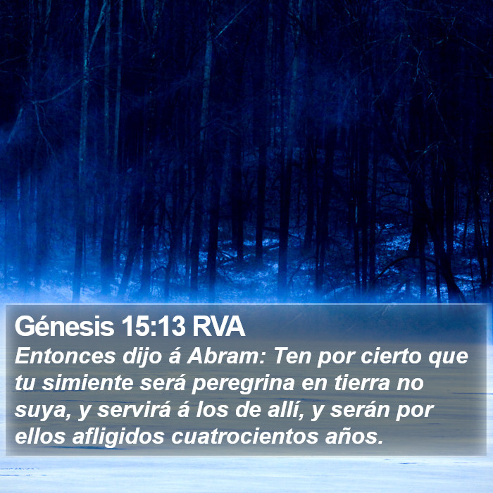 Génesis 15:13 RVA Bible Study