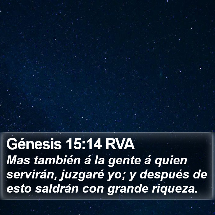 Génesis 15:14 RVA Bible Study