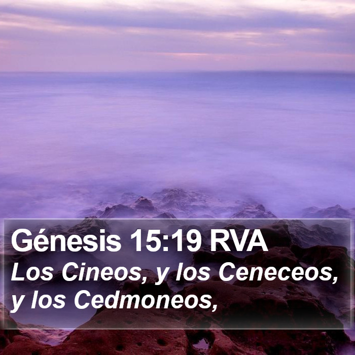 Génesis 15:19 RVA Bible Study