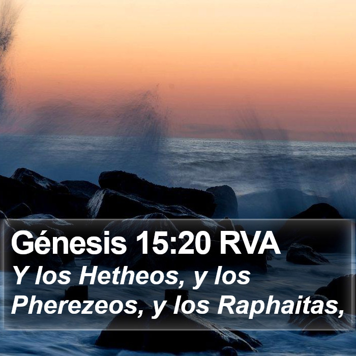 Génesis 15:20 RVA Bible Study