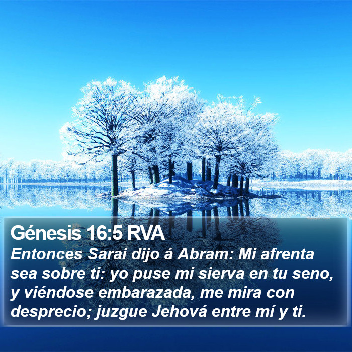 Génesis 16:5 RVA Bible Study