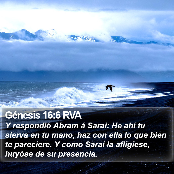 Génesis 16:6 RVA Bible Study