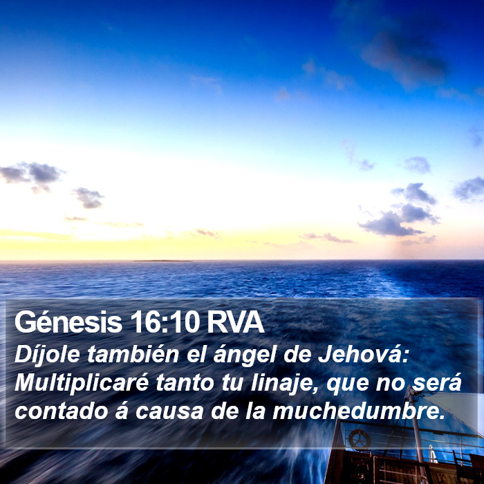 Génesis 16:10 RVA Bible Study