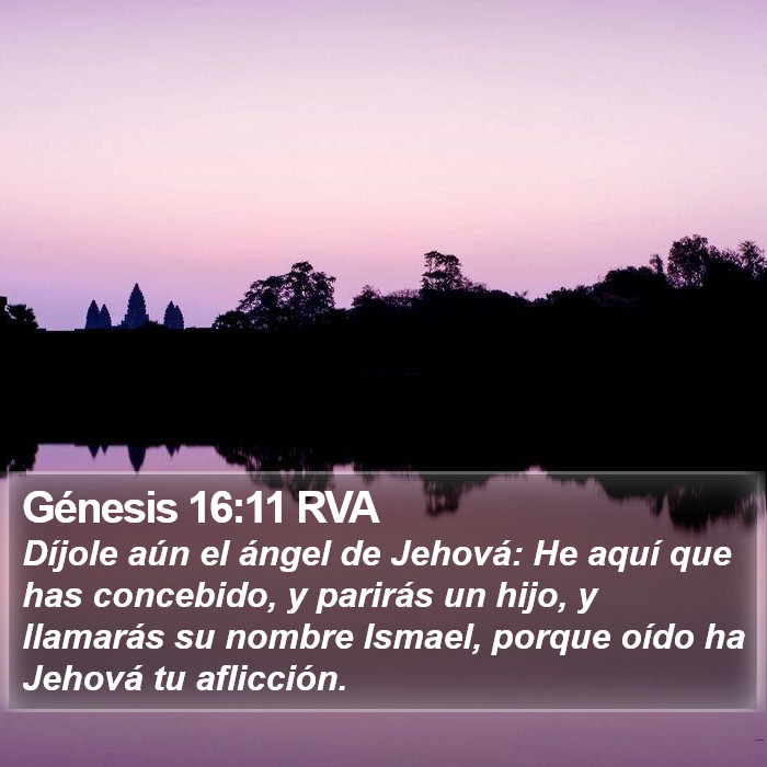 Génesis 16:11 RVA Bible Study