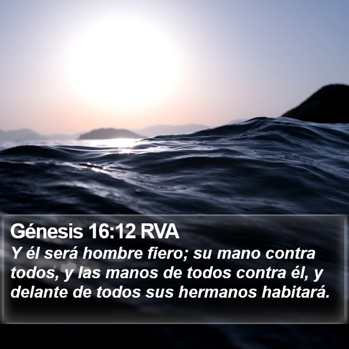 Génesis 16:12 RVA Bible Study