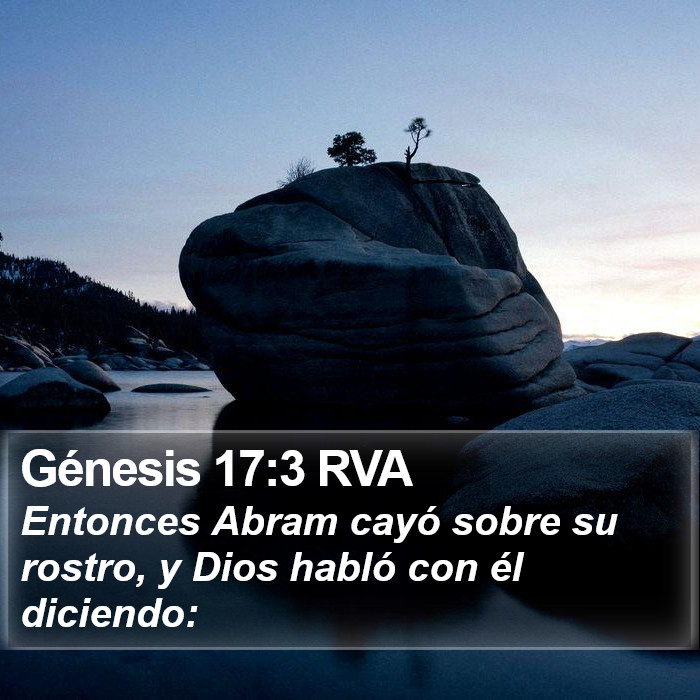 Génesis 17:3 RVA Bible Study