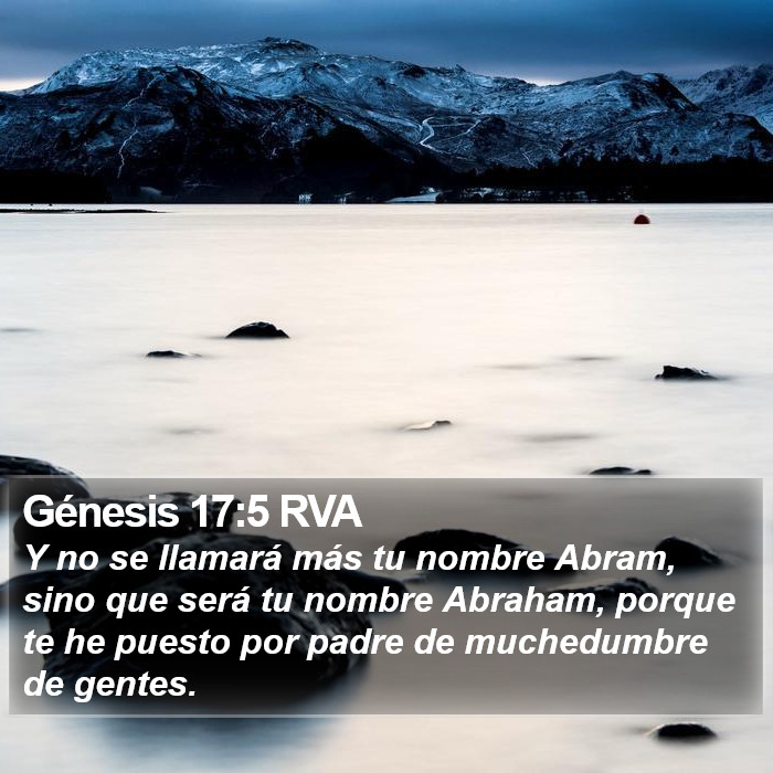 Génesis 17:5 RVA Bible Study