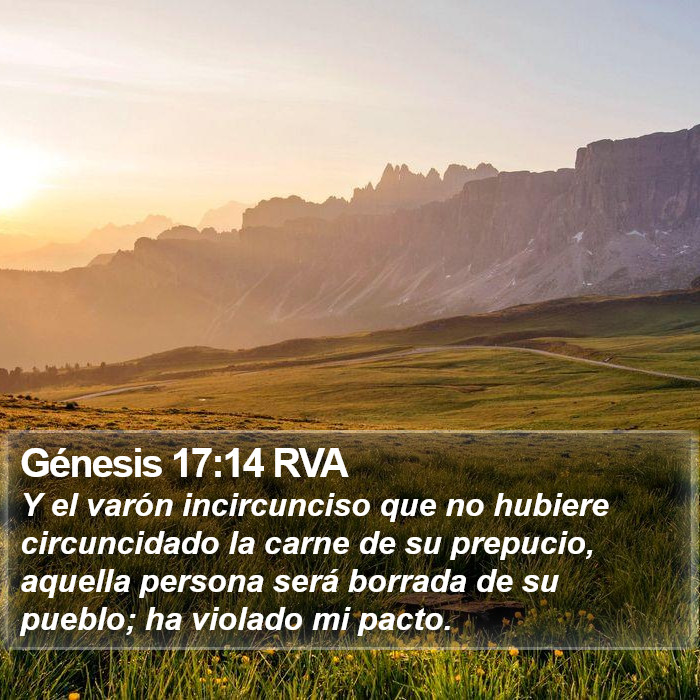 Génesis 17:14 RVA Bible Study