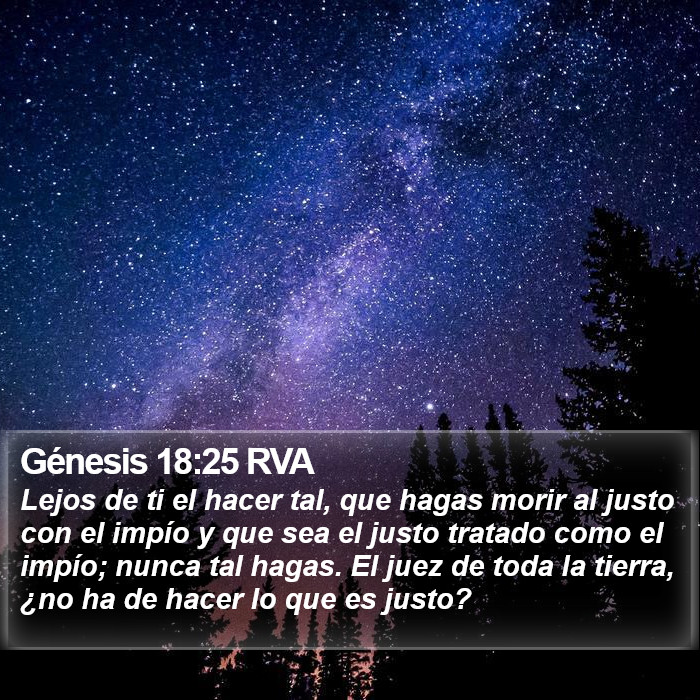 Génesis 18:25 RVA Bible Study