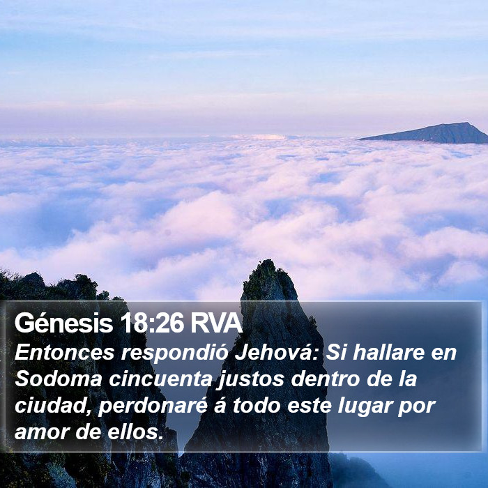 Génesis 18:26 RVA Bible Study