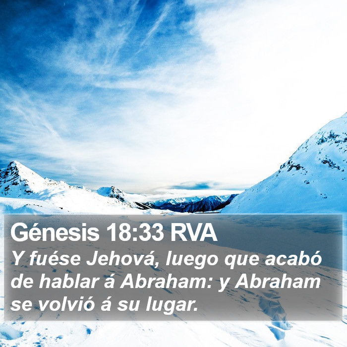 Génesis 18:33 RVA Bible Study