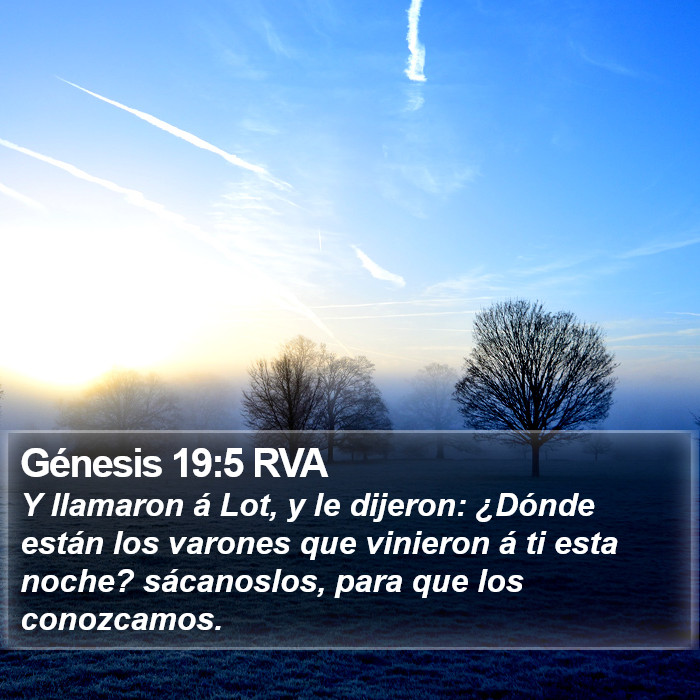 Génesis 19:5 RVA Bible Study