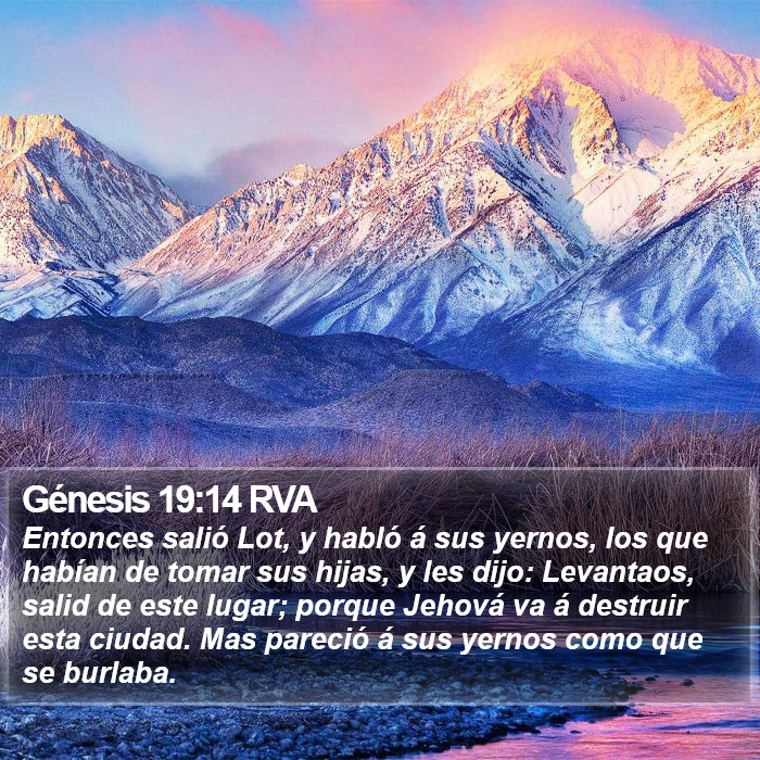 Génesis 19:14 RVA Bible Study