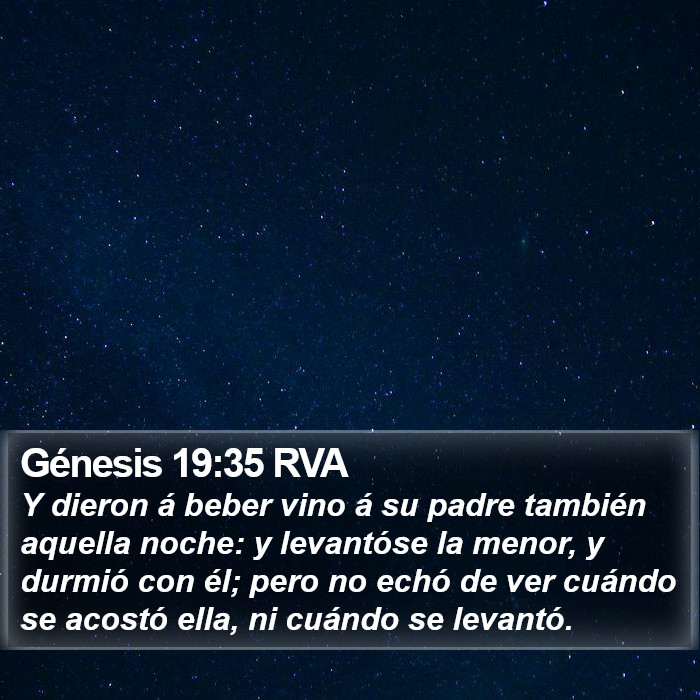 Génesis 19:35 RVA Bible Study