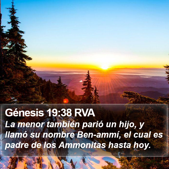 Génesis 19:38 RVA Bible Study