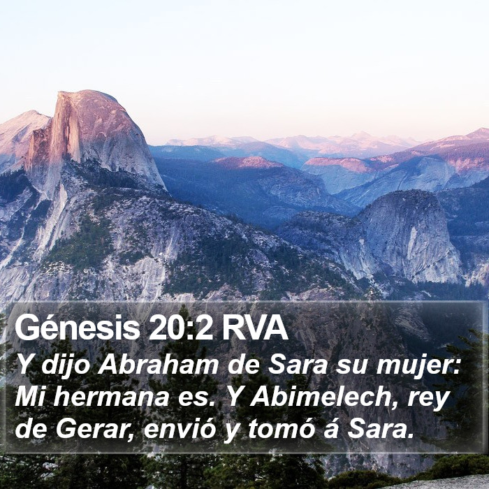 Génesis 20:2 RVA Bible Study