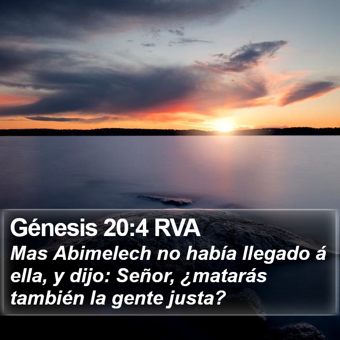 Génesis 20:4 RVA Bible Study