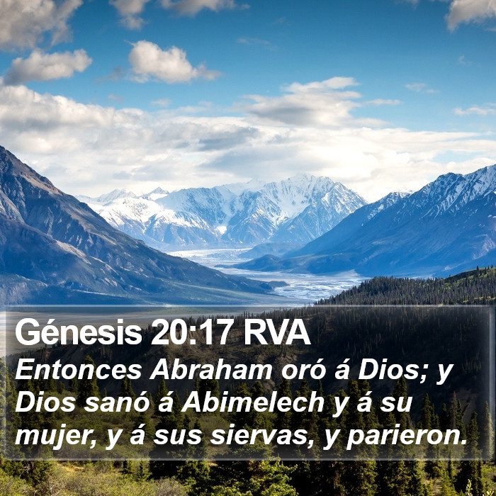 Génesis 20:17 RVA Bible Study