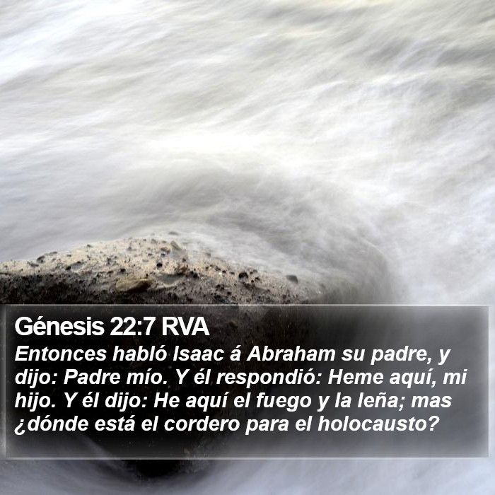 Génesis 22:7 RVA Bible Study
