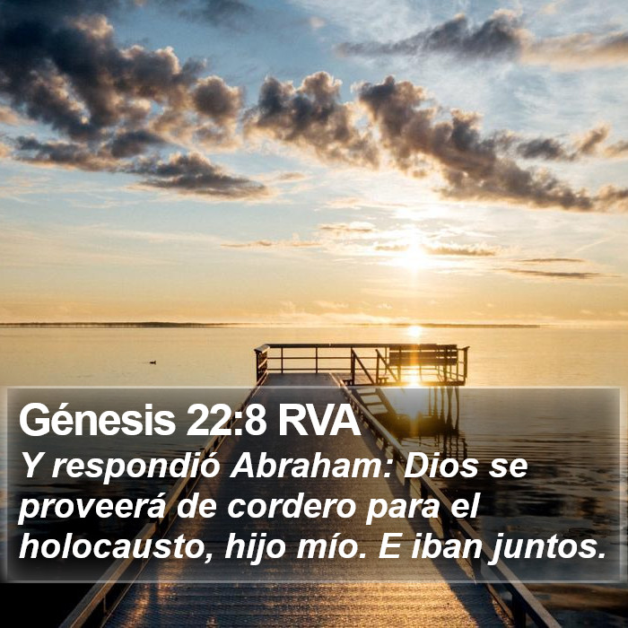 Génesis 22:8 RVA Bible Study