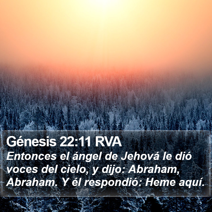 Génesis 22:11 RVA Bible Study