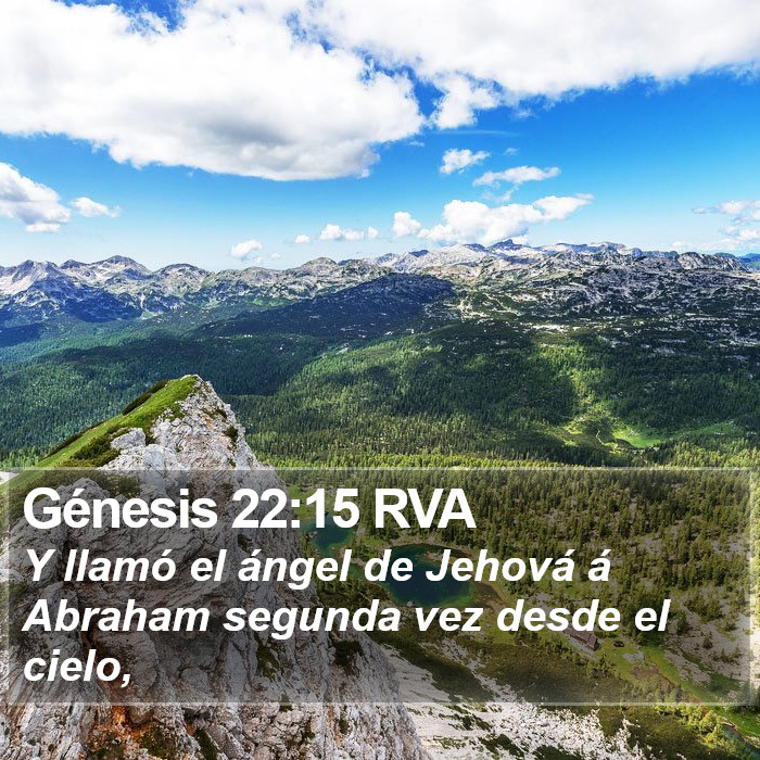 Génesis 22:15 RVA Bible Study