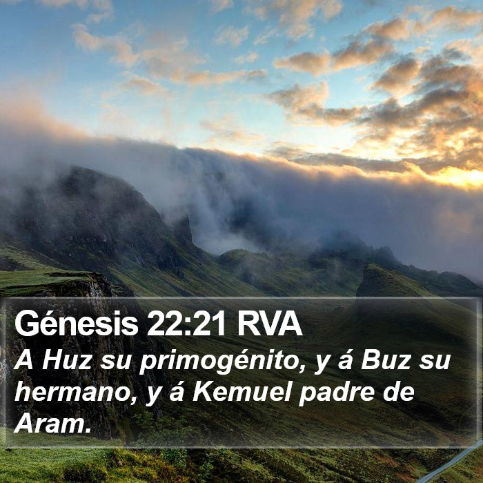 Génesis 22:21 RVA Bible Study
