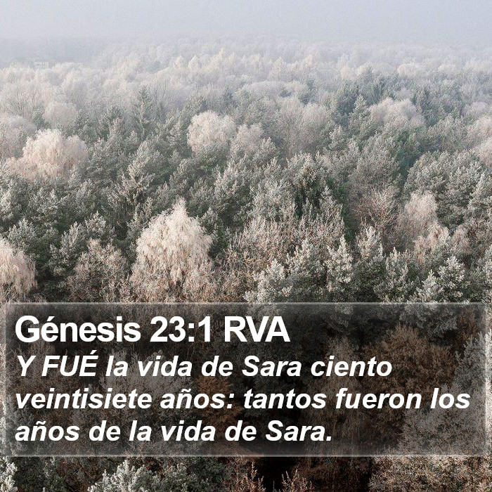 Génesis 23:1 RVA Bible Study