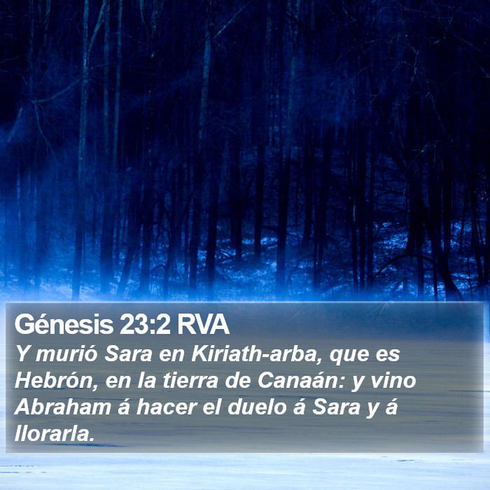 Génesis 23:2 RVA Bible Study