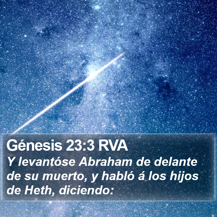 Génesis 23:3 RVA Bible Study