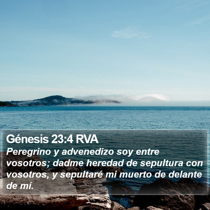 Génesis 23:4 RVA Bible Study