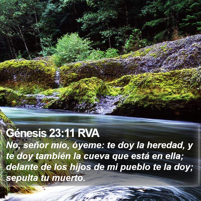 Génesis 23:11 RVA Bible Study