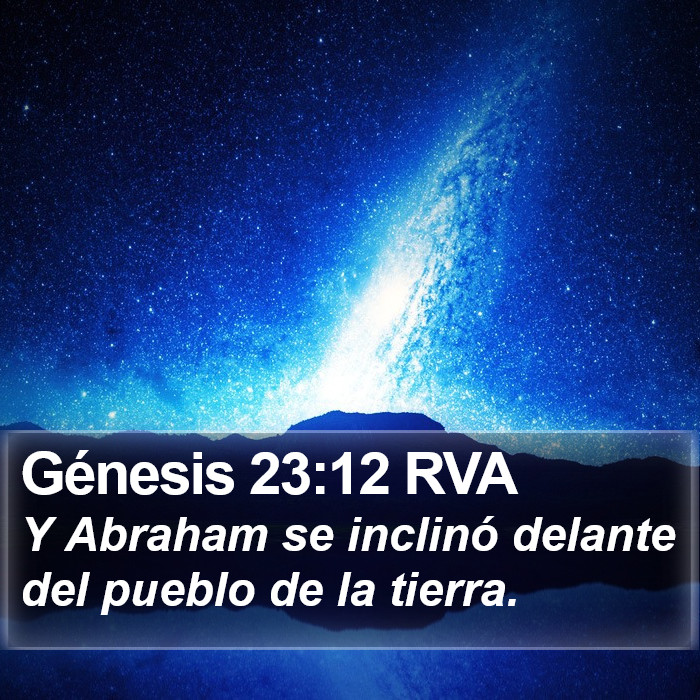 Génesis 23:12 RVA Bible Study