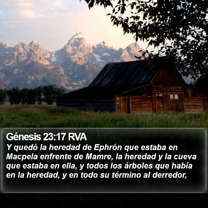 Génesis 23:17 RVA Bible Study