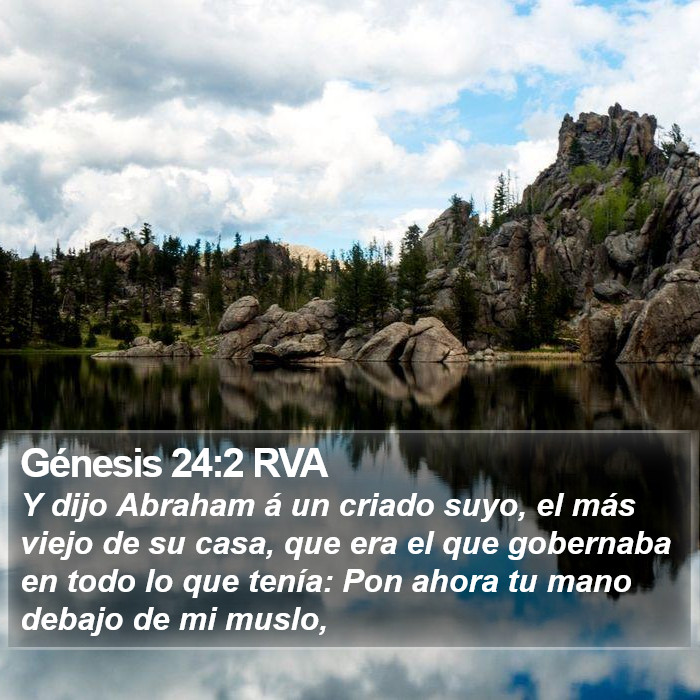 Génesis 24:2 RVA Bible Study