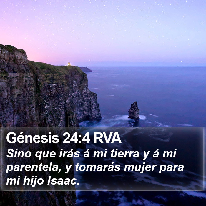 Génesis 24:4 RVA Bible Study