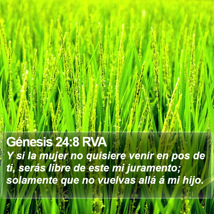 Génesis 24:8 RVA Bible Study