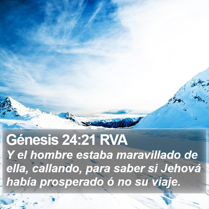 Génesis 24:21 RVA Bible Study