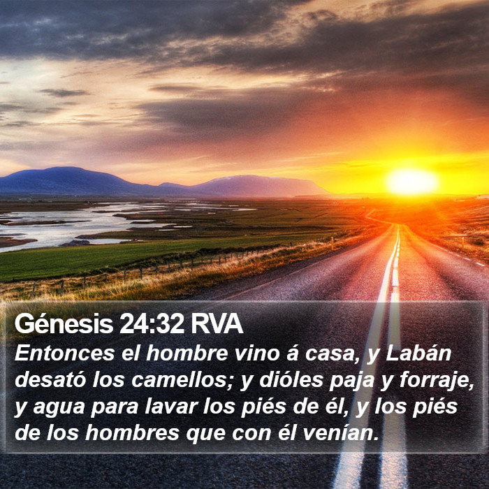 Génesis 24:32 RVA Bible Study