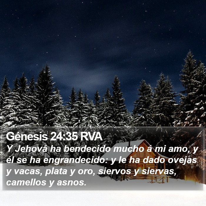 Génesis 24:35 RVA Bible Study