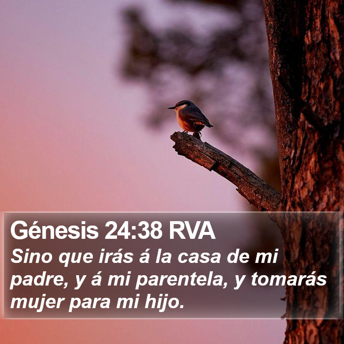 Génesis 24:38 RVA Bible Study