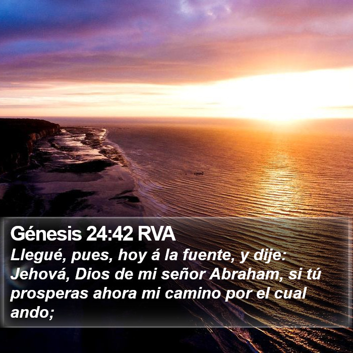 Génesis 24:42 RVA Bible Study