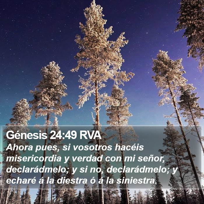 Génesis 24:49 RVA Bible Study