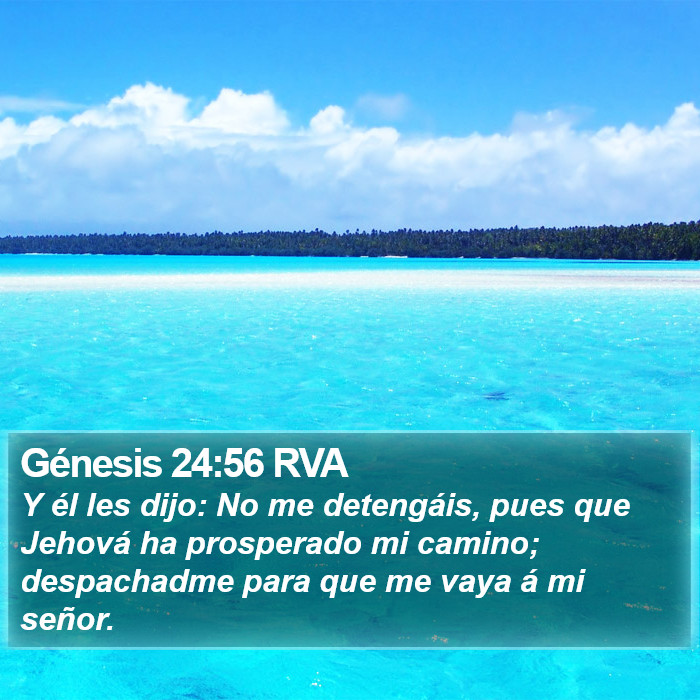 Génesis 24:56 RVA Bible Study