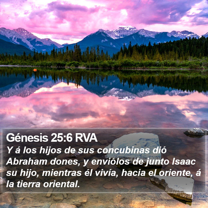 Génesis 25:6 RVA Bible Study