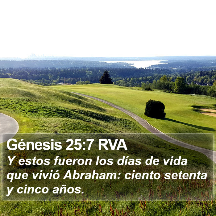 Génesis 25:7 RVA Bible Study