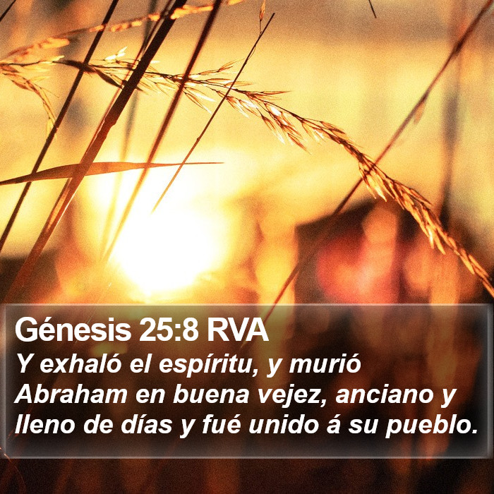 Génesis 25:8 RVA Bible Study