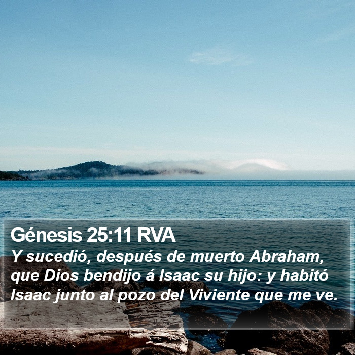 Génesis 25:11 RVA Bible Study